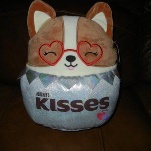 🐶🍫Scented Squishmallow- Regina the Corgi Hershey Kiss Scented Valentine's Day